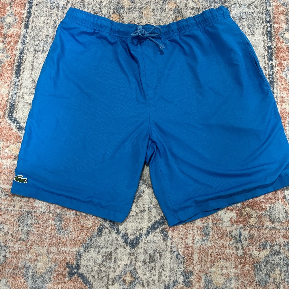 Lacoste Blue Men’s Athletic Shorts Size 5/L
